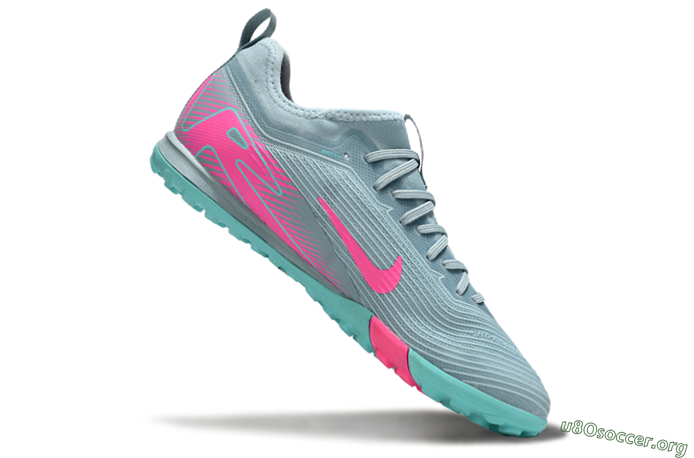 Nike Air Zoom Mercurial Vapor 16 Elite TF Football Shoes - Jade/Pink 4