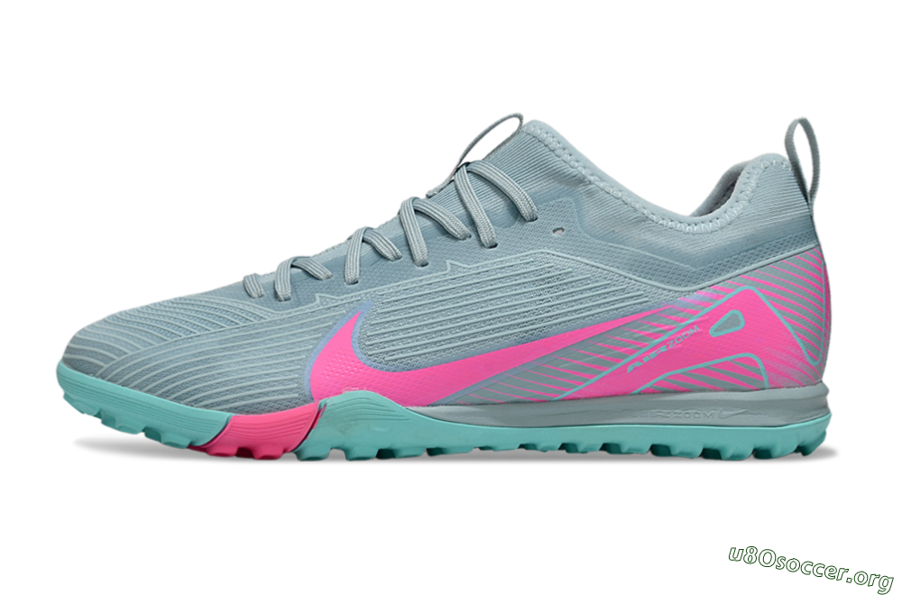 Nike Air Zoom Mercurial Vapor 16 Elite TF Football Shoes - Jade/Pink 3