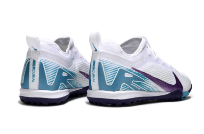 Nike Air Zoom Mercurial Vapor 16 Elite TF Football Shoes - White/Purple/Jade