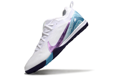 Nike Air Zoom Mercurial Vapor 16 Elite TF Football Shoes - White/Purple/Jade
