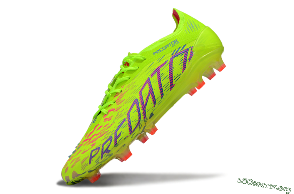 Adidas Predator 25 Elite FG Football Boots - Yellow/Blue/Red 5