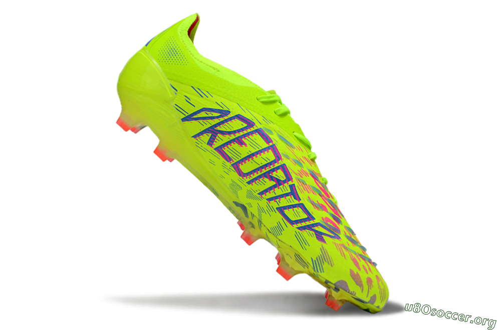 Adidas Predator 25 Elite FG Football Boots - Yellow/Blue/Red 4