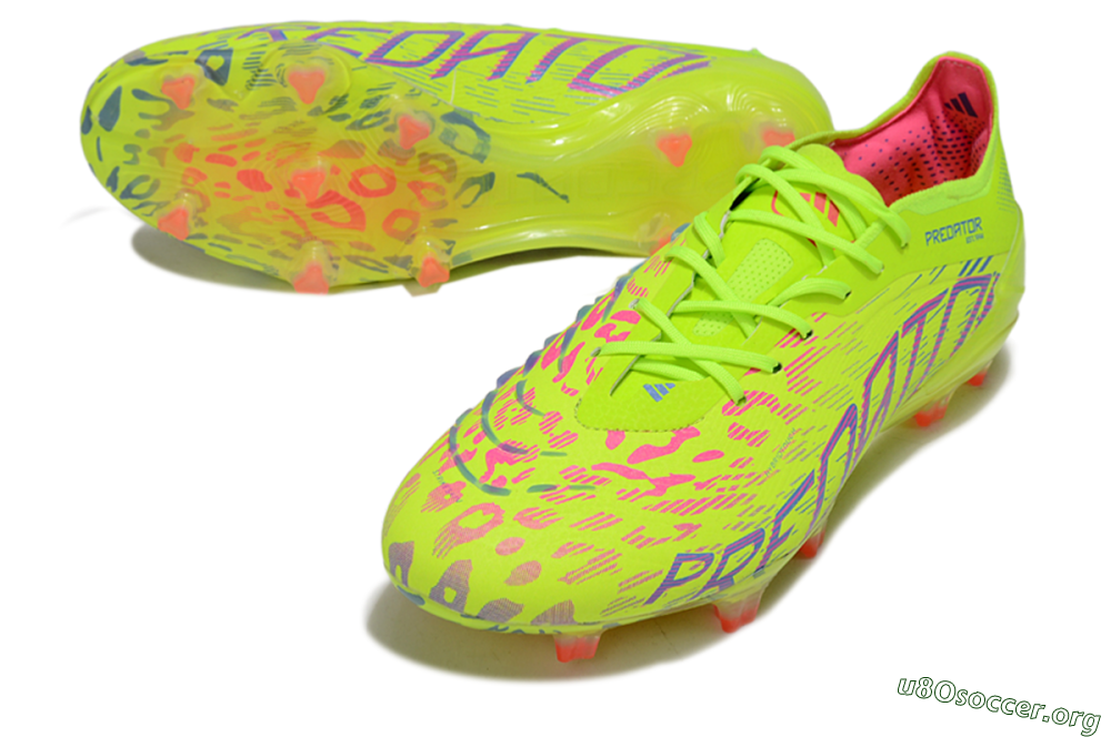 Adidas Predator 25 Elite FG Football Boots - Yellow/Blue/Red 0