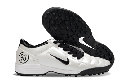 Nike Total 90 III TF Football Shoes - White/Black