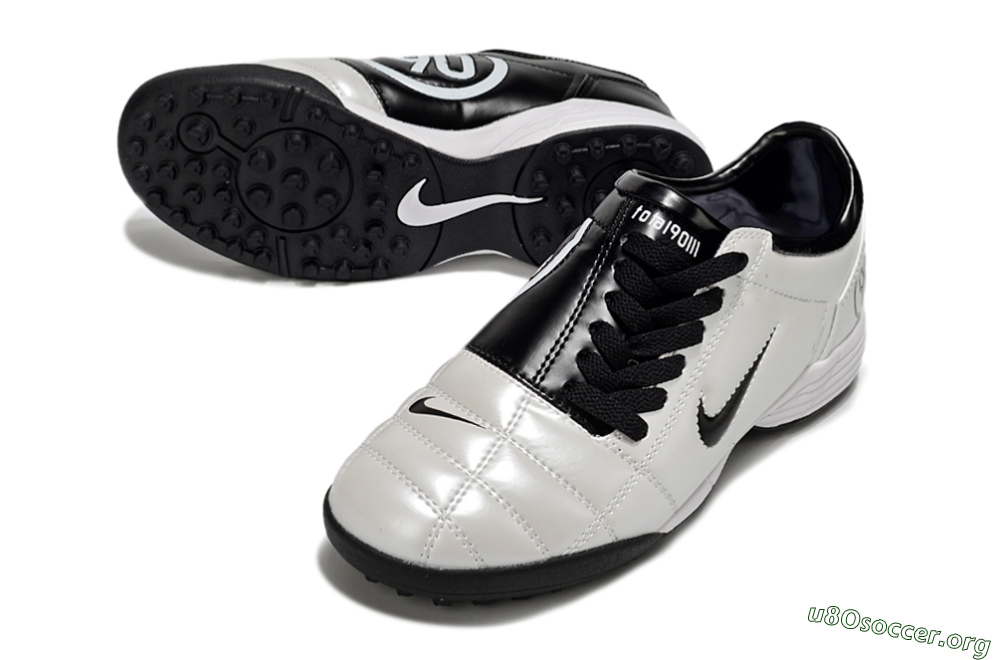 Nike Total 90 III TF Football Shoes - White/Black 0