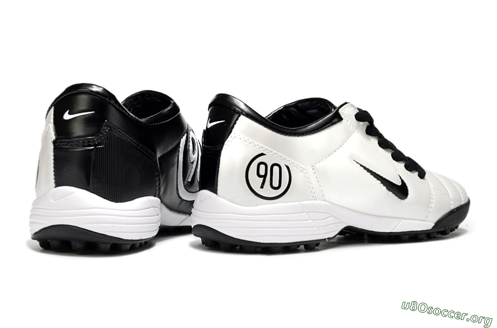 Nike Total 90 III TF Football Shoes - White/Black 6