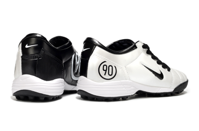 Nike Total 90 III TF Football Shoes - White/Black