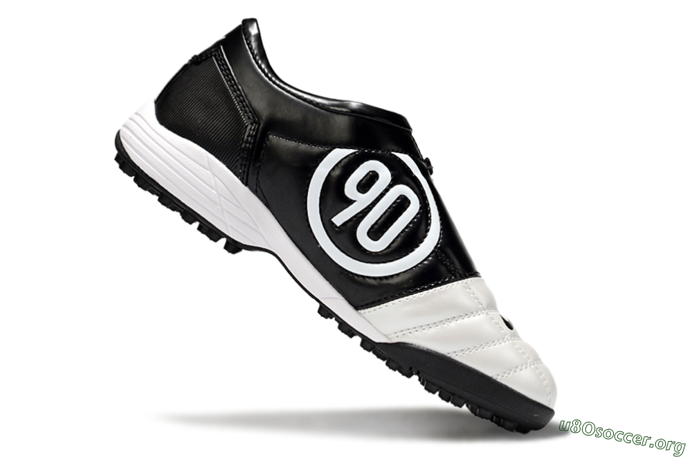 Nike Total 90 III TF Football Shoes - White/Black 4