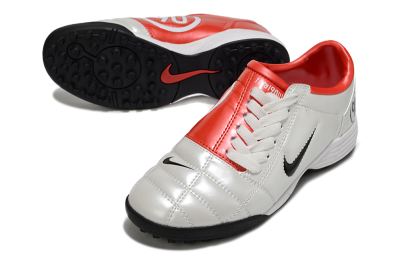 Nike Total 90 III TF Football Shoes - White/Black/Red