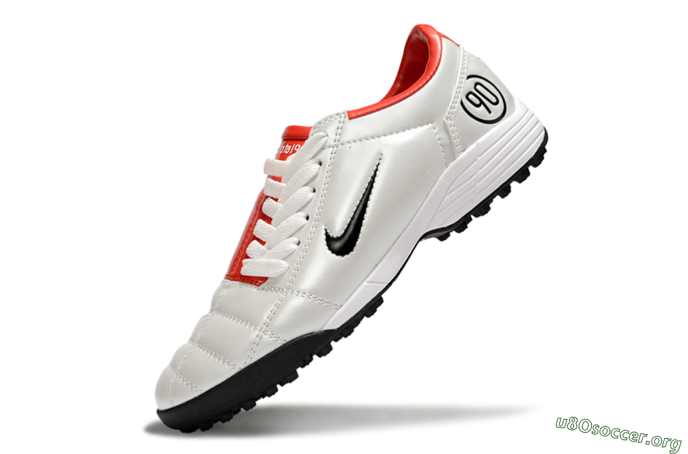 Nike Total 90 III TF Football Shoes - White/Black/Red 5