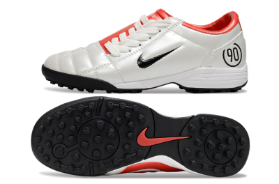 Nike Total 90 III TF Football Shoes - White/Black/Red