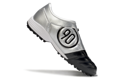 Nike Total 90 III TF Football Shoes - Black/Silver/White