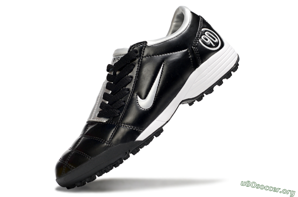 Nike Total 90 III TF Football Shoes - Black/Silver/White 5