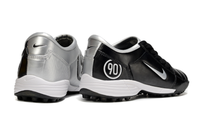 Nike Total 90 III TF Football Shoes - Black/Silver/White