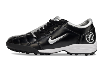 Nike Total 90 III TF Football Shoes - Black/Silver/White