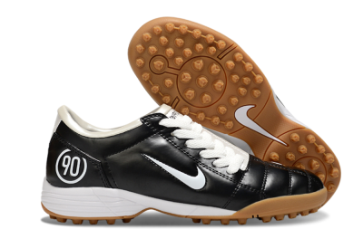 Nike Total 90 III TF Football Shoes - Black/White