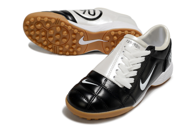 Nike Total 90 III TF Football Shoes - Black/White