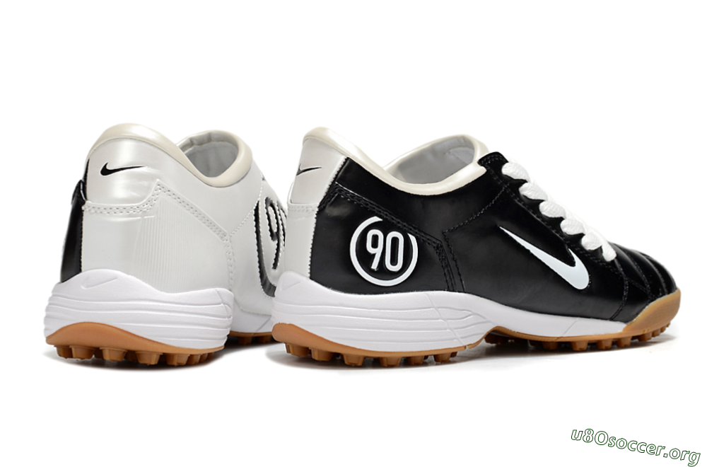 Nike Total 90 III TF Football Shoes - Black/White 6