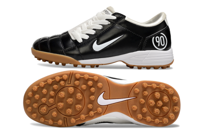 Nike Total 90 III TF Football Shoes - Black/White