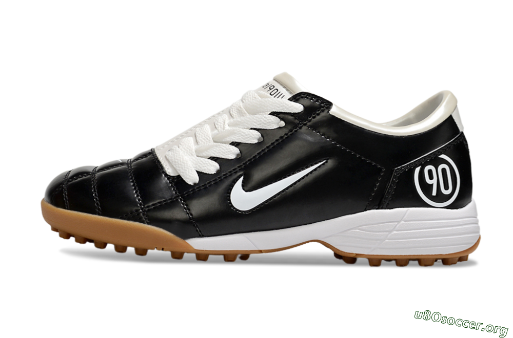 Nike Total 90 III TF Football Shoes - Black/White 3
