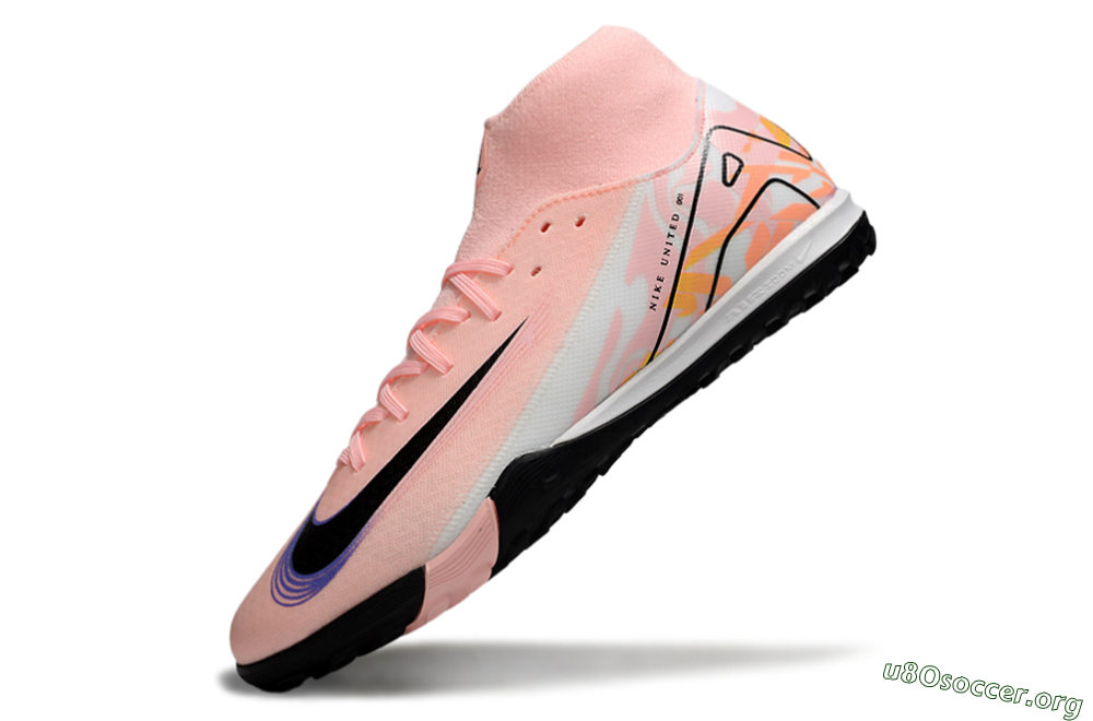 Nike Air Zoom Mercurial Superfly 10 Elite TF Football Shoes - Pink/White/Black 5