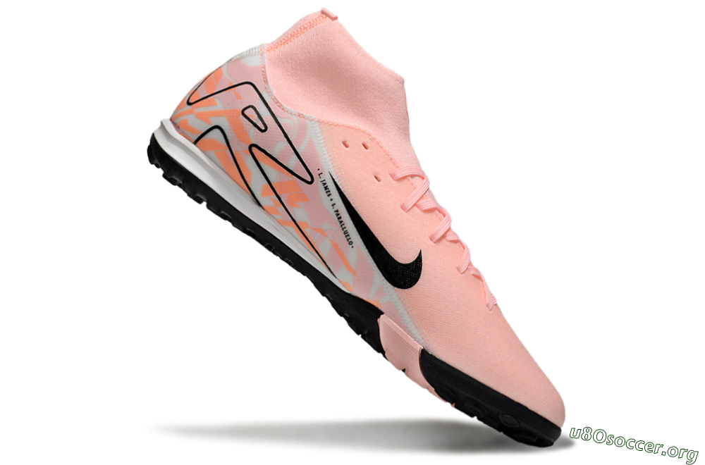 Nike Air Zoom Mercurial Superfly 10 Elite TF Football Shoes - Pink/White/Black 4