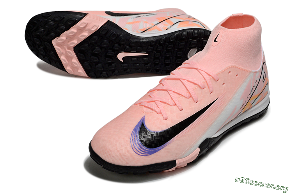 Nike Air Zoom Mercurial Superfly 10 Elite TF Football Shoes - Pink/White/Black 0