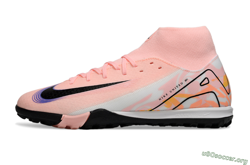 Nike Air Zoom Mercurial Superfly 10 Elite TF Football Shoes - Pink/White/Black 3