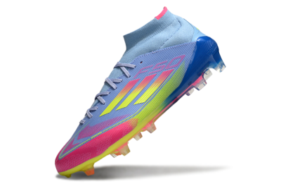 Adidas F50 Elite Mid FG Football Boots - Jade/Yellow/Pink