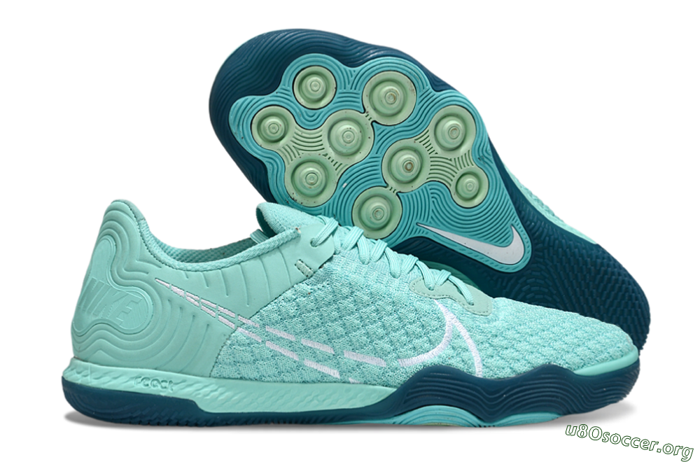 Nike React Gato IC Football Shoes - Jade/White 2