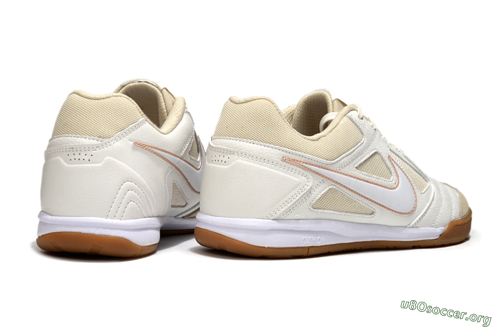 Nike SB Gato IC Football Shoes - White/Beige 6