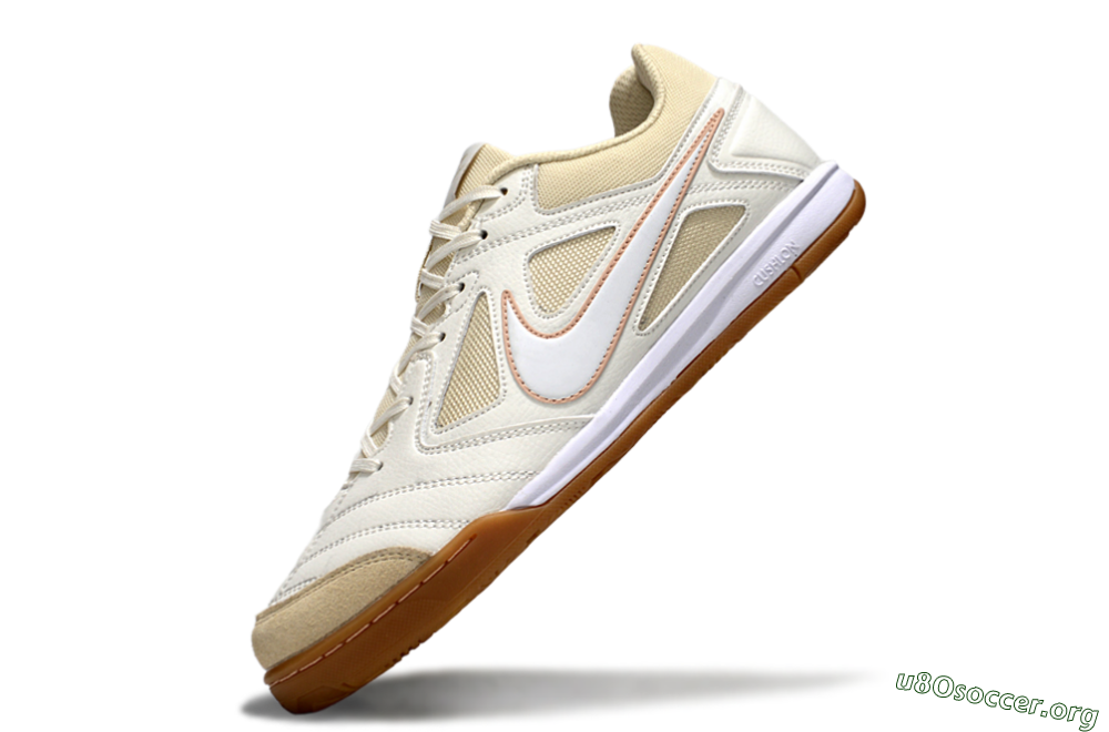 Nike SB Gato IC Football Shoes - White/Beige 5