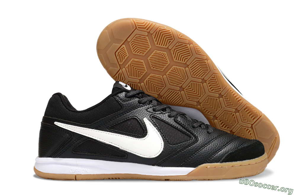 Nike SB Gato IC Football Shoes - Black/White 2