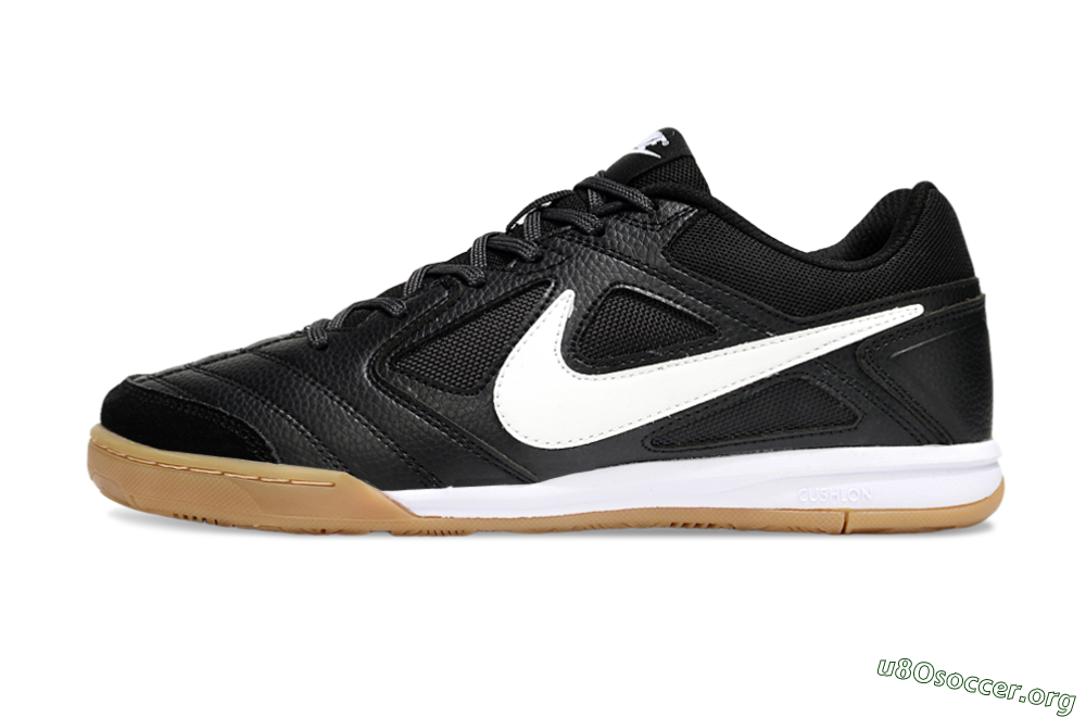 Nike SB Gato IC Football Shoes - Black/White 3