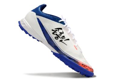 Son x Adidas F50 Pro TF Football Shoes - White/Black/Blue