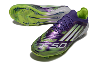Adidas F50 Elite FG Football Boots - Purple/White/Yellow