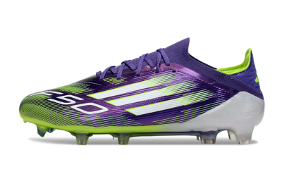 Adidas F50 Elite FG Football Boots - Purple/White/Yellow