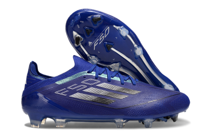 Adidas F50 Elite FG Football Boots - Blue/Silver/Black