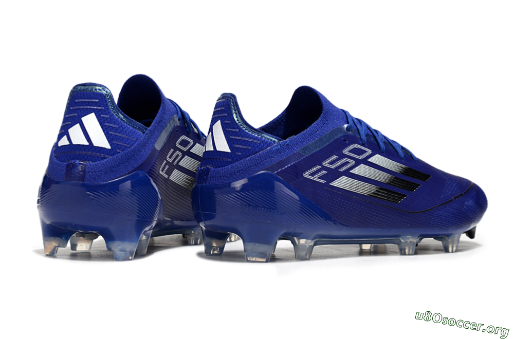 Adidas F50 Elite FG Football Boots - Blue/Silver/Black 6