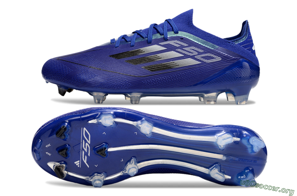Adidas F50 Elite FG Football Boots - Blue/Silver/Black 1