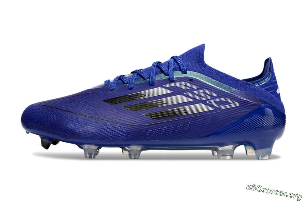 Adidas F50 Elite FG Football Boots - Blue/Silver/Black 3