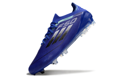 Adidas F50 Elite FG Football Boots - Blue/Silver/Black