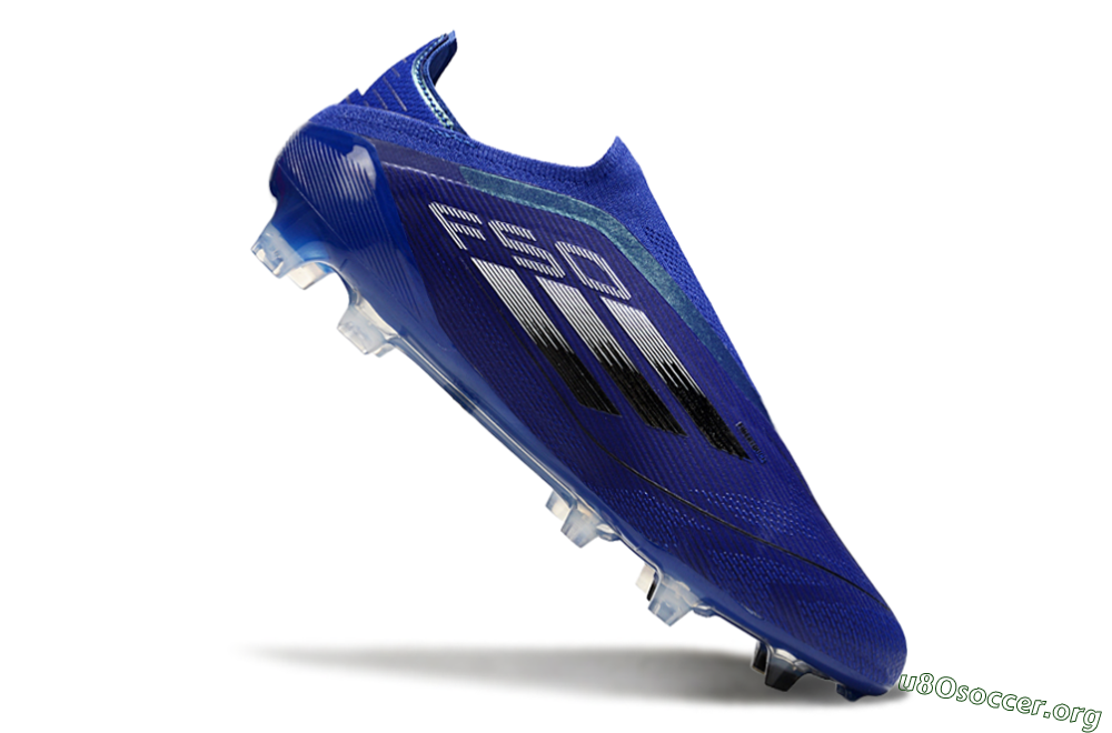 Adidas F50 Elite Laceless FG Football Boots - Blue/Silver/Black 0