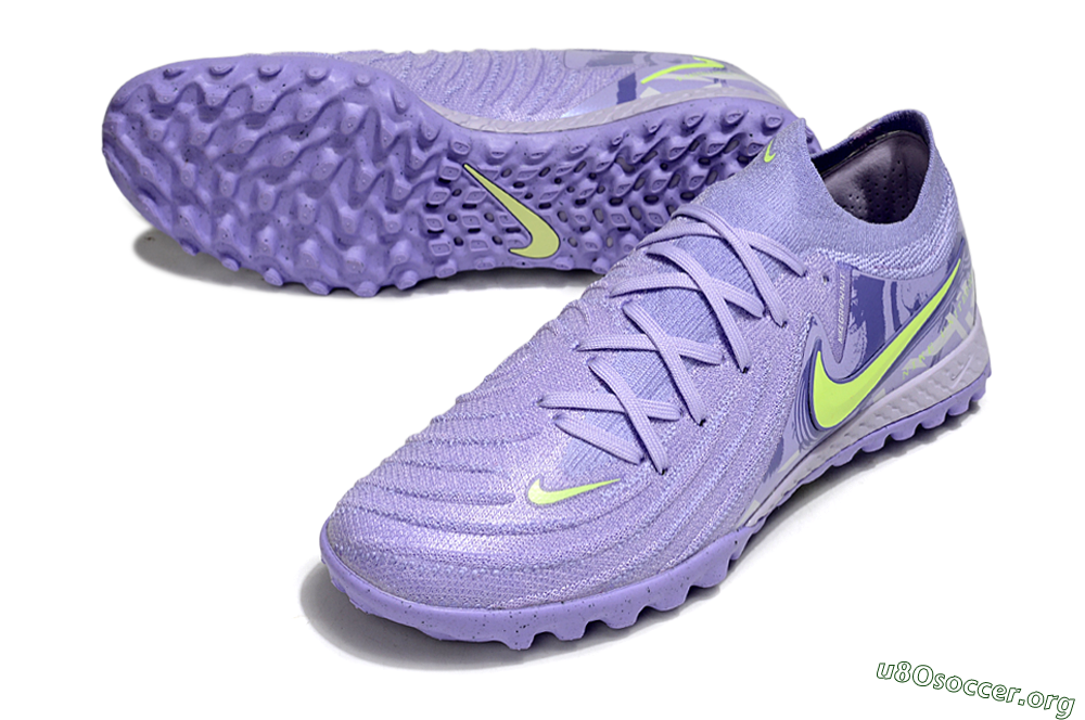 Nike Phantom GX 2 Elite TF Football Shoes - Purple/Yellow 0