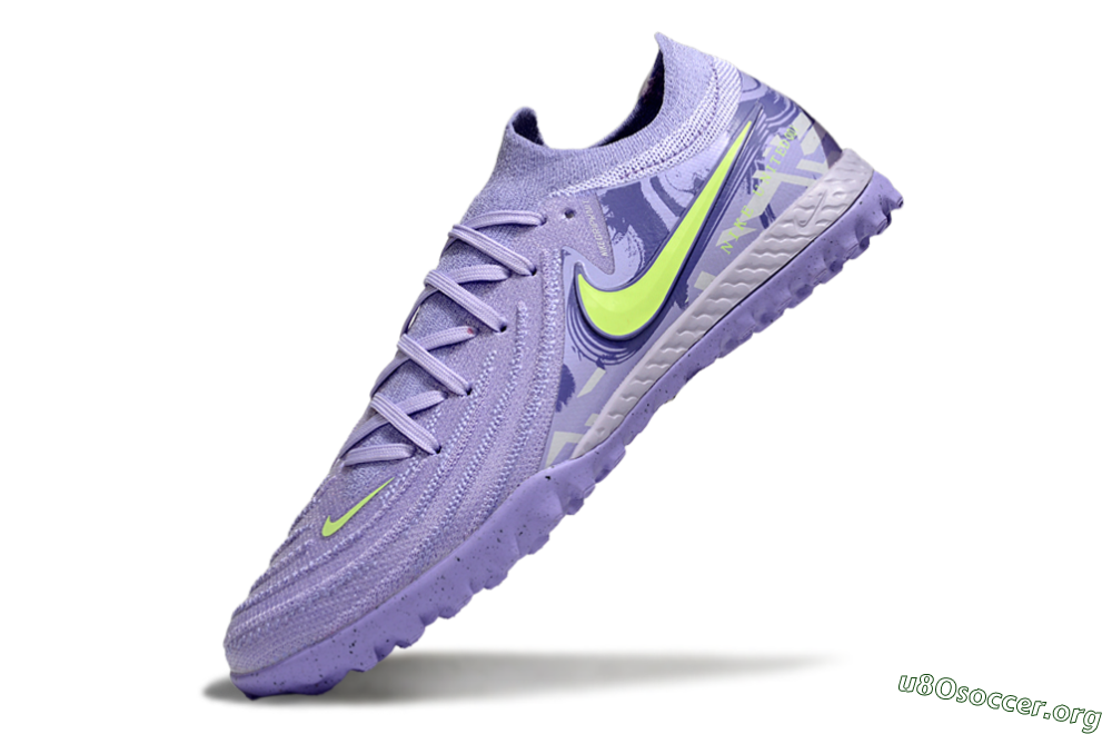 Nike Phantom GX 2 Elite TF Football Shoes - Purple/Yellow 5
