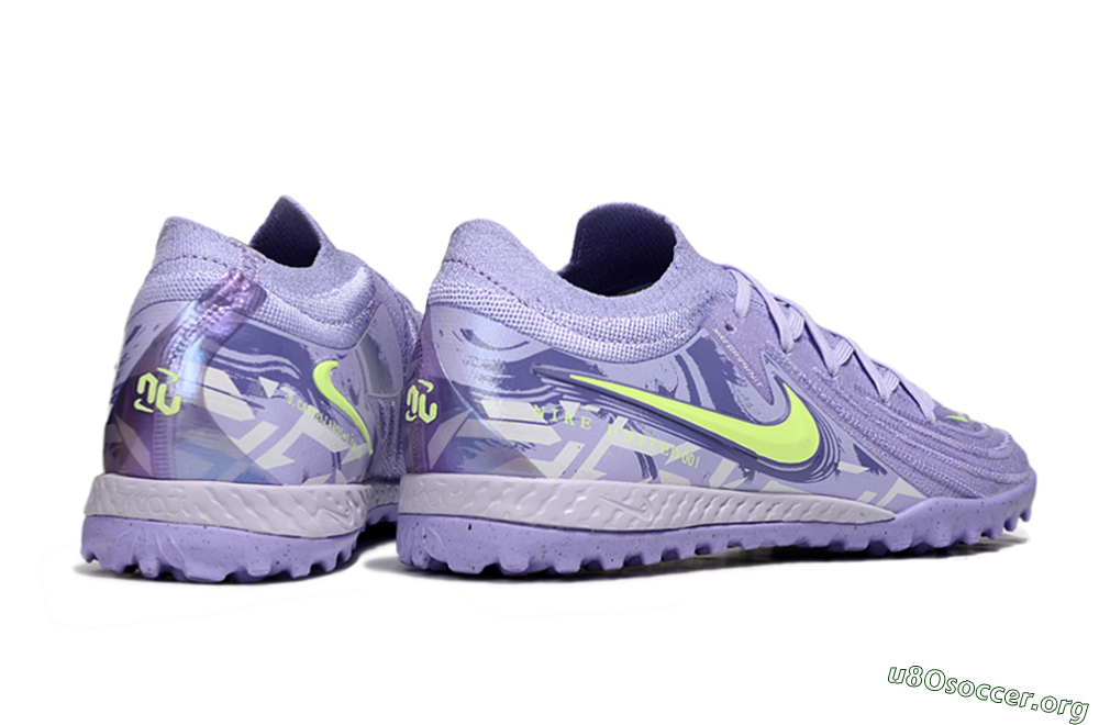 Nike Phantom GX 2 Elite TF Football Shoes - Purple/Yellow 6