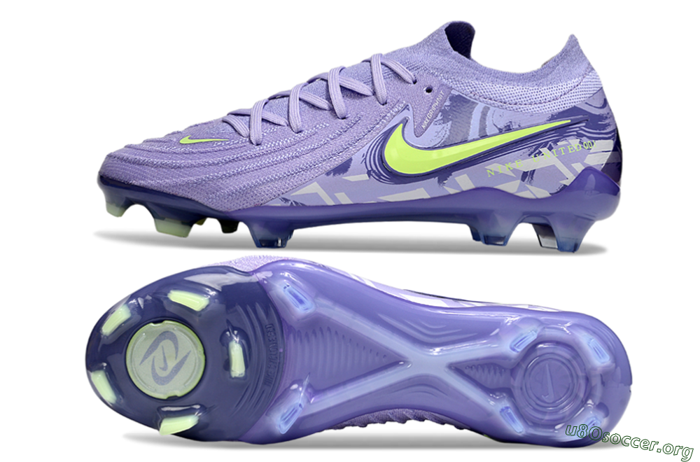 Nike Phantom GX 2 Elite FG Football Boots - Purple/Yellow 1