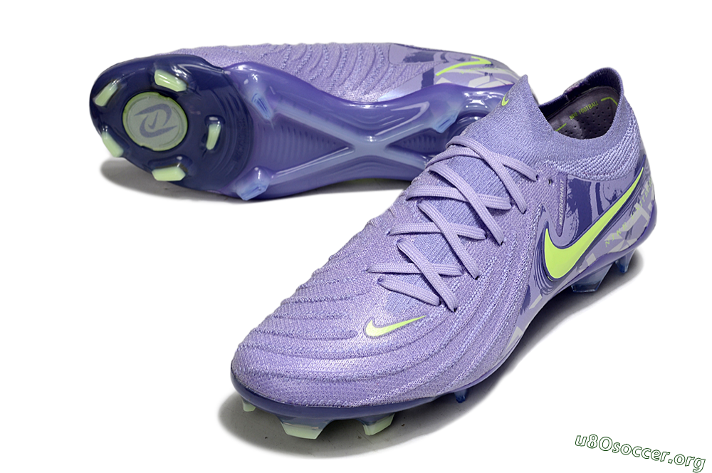 Nike Phantom GX 2 Elite FG Football Boots - Purple/Yellow 0