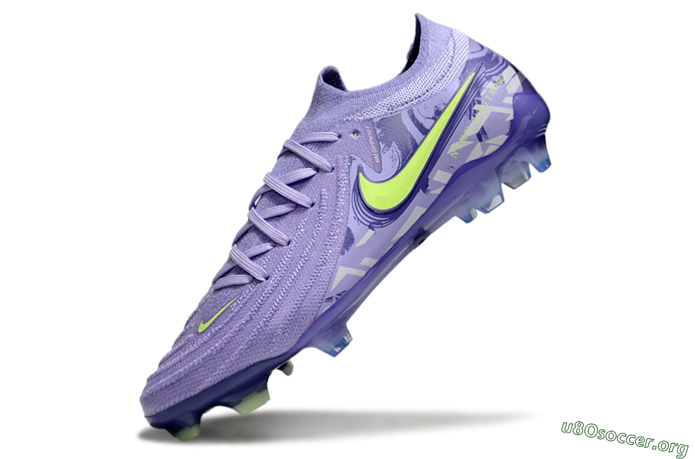 Nike Phantom GX 2 Elite FG Football Boots - Purple/Yellow 5