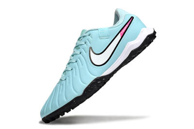 Nike Tiempo Legend 10 Pro TF Football Shoes - Jade/White/Pink